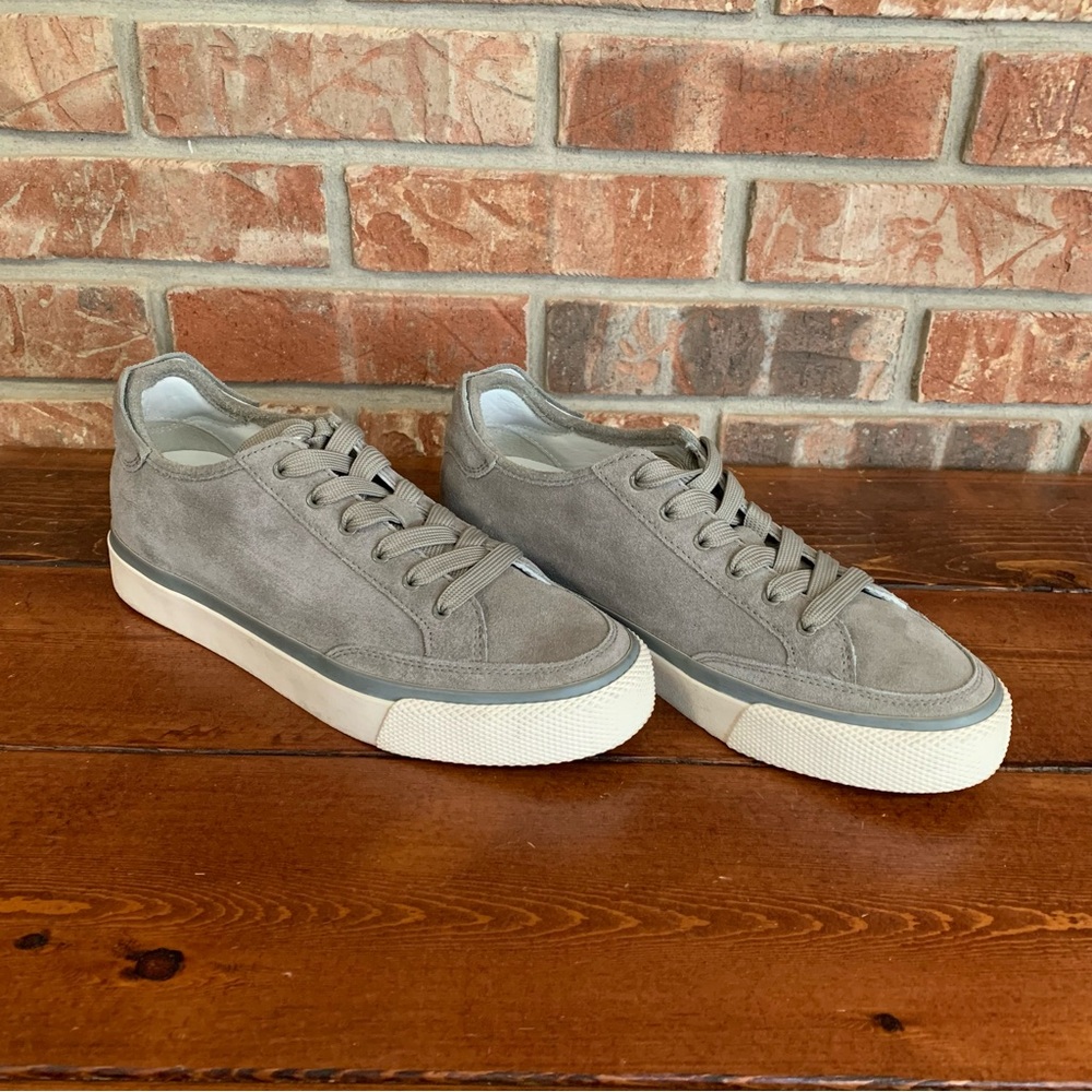 Rag & Bone RB Army Classic Low Top Cemento Suede Sneakers Shoes Size 39.5 - Picture 2 of 13